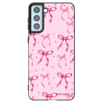 Picasee silikónový čierny obal pre Samsung Galaxy S21+ 5G G996F - Bow Aesthetic