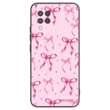 Picasee silikónový čierny obal pre Samsung Galaxy A42 A426B - Bow Aesthetic
