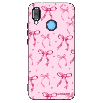 Picasee silikónový čierny obal pre Huawei P20 Lite - Bow Aesthetic