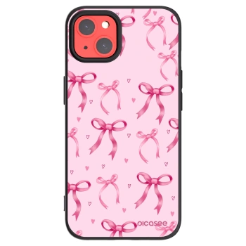 Picasee silikónový čierny obal pre Apple iPhone 13 - Bow Aesthetic