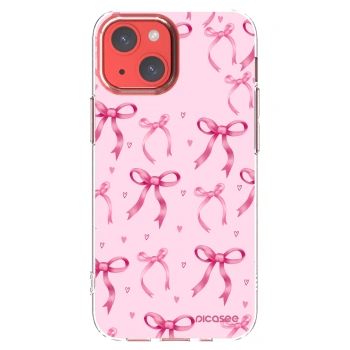 Picasee silikónový prehľadný obal pre Apple iPhone 13 mini - Bow Aesthetic