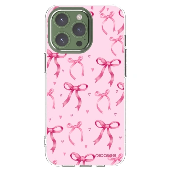 Picasee silikónový prehľadný obal pre Apple iPhone 13 Pro - Bow Aesthetic