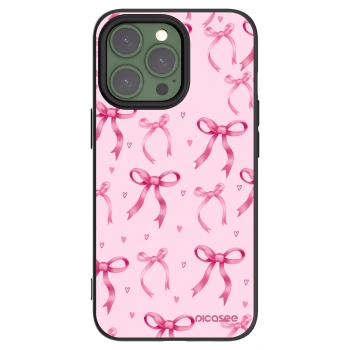 Picasee silikónový čierny obal pre Apple iPhone 13 Pro - Bow Aesthetic