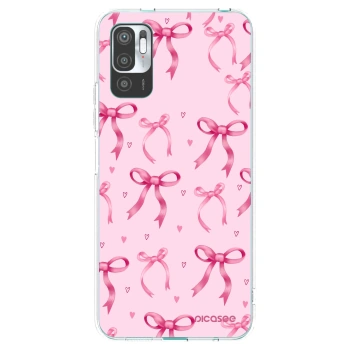 Picasee silikónový prehľadný obal pre Xiaomi Redmi Note 10 5G - Bow Aesthetic