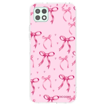 Picasee silikónový prehľadný obal pre Samsung Galaxy A22 A226B 5G - Bow Aesthetic