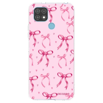 Picasee silikónový prehľadný obal pre Realme C21 - Bow Aesthetic