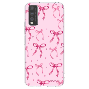Picasee silikónový prehľadný obal pre Vivo Y20s - Bow Aesthetic