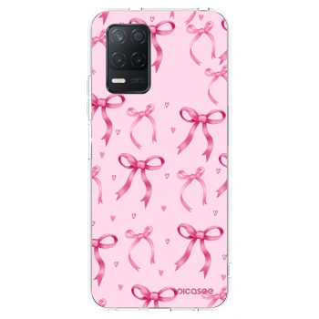 Picasee silikónový prehľadný obal pre Realme 8 5G - Bow Aesthetic
