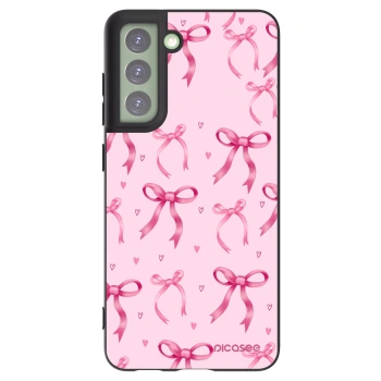 Picasee silikónový čierny obal pre Samsung Galaxy S21 FE 5G - Bow Aesthetic