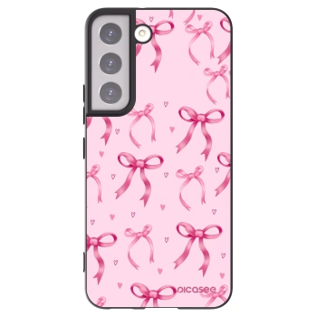 Picasee silikónový čierny obal pre Samsung Galaxy S22 5G - Bow Aesthetic