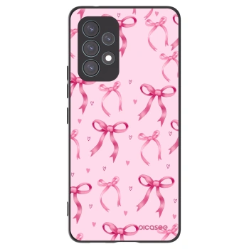 Picasee silikónový čierny obal pre Samsung Galaxy A53 5G A536 - Bow Aesthetic