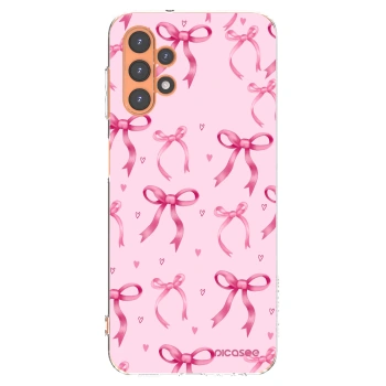 Picasee silikónový prehľadný obal pre Samsung Galaxy A13 4G A135 - Bow Aesthetic