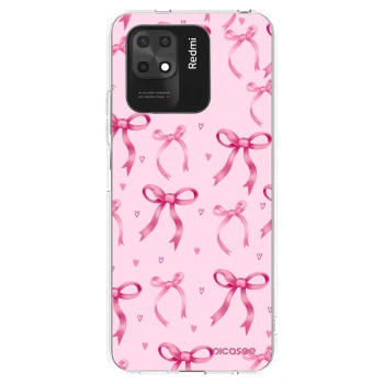Picasee silikónový prehľadný obal pre Xiaomi Redmi 10C - Bow Aesthetic