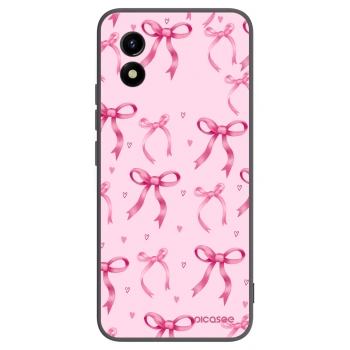 Picasee silikónový čierny obal pre Vivo Y01 - Bow Aesthetic