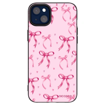 Picasee silikónový čierny obal pre Apple iPhone 14 Plus - Bow Aesthetic