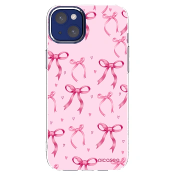 Picasee silikónový prehľadný obal pre Apple iPhone 14 Plus - Bow Aesthetic