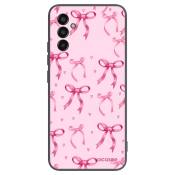 Picasee silikónový čierny obal pre Samsung Galaxy M13 M135F - Bow Aesthetic