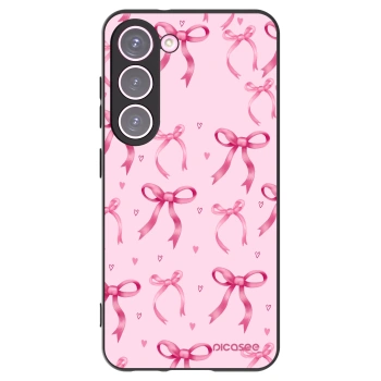 Picasee silikónový čierny obal pre Samsung Galaxy S23 5G - Bow Aesthetic