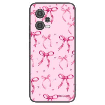 Picasee silikónový čierny obal pre Xiaomi Poco X5 - Bow Aesthetic
