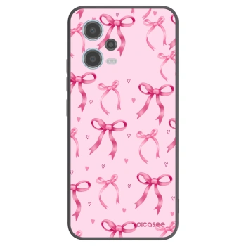 Picasee silikónový čierny obal pre Xiaomi Redmi Note 12 5G - Bow Aesthetic