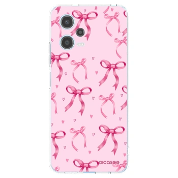Picasee silikónový prehľadný obal pre Xiaomi Redmi Note 12 5G - Bow Aesthetic