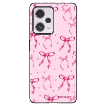 Picasee silikónový čierny obal pre Xiaomi Redmi Note 12 Pro+ 5G - Bow Aesthetic