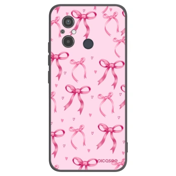 Picasee silikónový čierny obal pre Xiaomi Redmi 12C - Bow Aesthetic