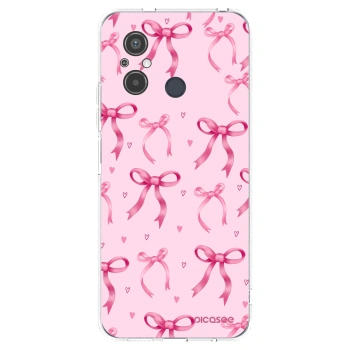 Picasee silikónový prehľadný obal pre Xiaomi Redmi 12C - Bow Aesthetic