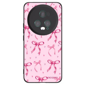 Picasee silikónový čierny obal pre Honor Magic5 Pro - Bow Aesthetic