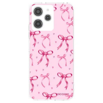 Picasee silikónový prehľadný obal pre Xiaomi Redmi 12 4G - Bow Aesthetic