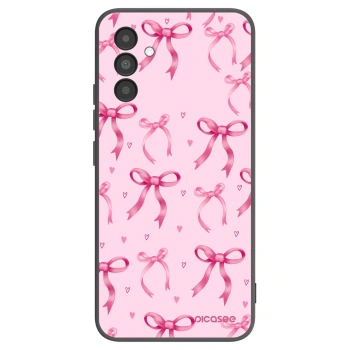Picasee silikónový čierny obal pre Samsung Galaxy A04s A047F - Bow Aesthetic