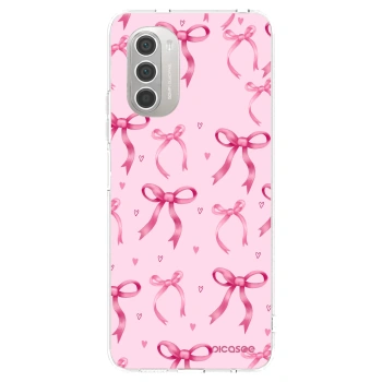 Picasee silikónový prehľadný obal pre Motorola Moto G51 - Bow Aesthetic