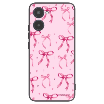 Picasee silikónový čierny obal pre Realme 10 4G - Bow Aesthetic