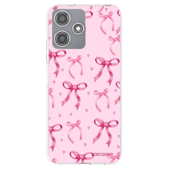 Picasee silikónový prehľadný obal pre Xiaomi Redmi 12 5G - Bow Aesthetic