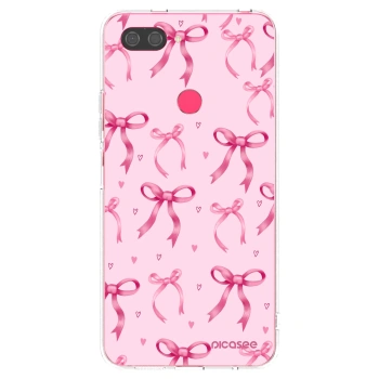 Picasee silikónový prehľadný obal pre Xiaomi Mi 8 Lite - Bow Aesthetic
