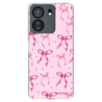 Picasee silikónový prehľadný obal pre Xiaomi Redmi 13C 4G - Bow Aesthetic