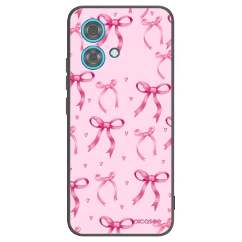 Picasee silikónový čierny obal pre Motorola Edge 40 Neo - Bow Aesthetic