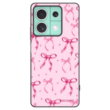 Picasee silikónový čierny obal pre Xiaomi Redmi Note 13 5G - Bow Aesthetic