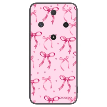 Picasee silikónový čierny obal pre Honor Magic6 Lite 5G - Bow Aesthetic