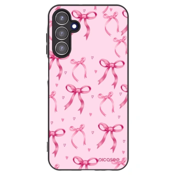 Picasee silikónový čierny obal pre Samsung Galaxy A15 A156B 5G - Bow Aesthetic