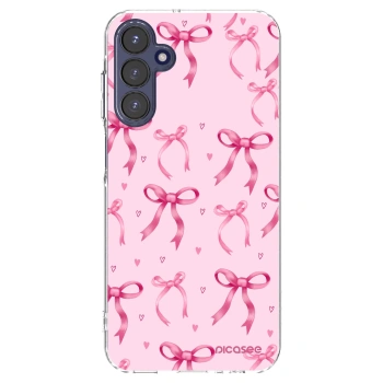Picasee silikónový prehľadný obal pre Samsung Galaxy A15 A155F 4G - Bow Aesthetic
