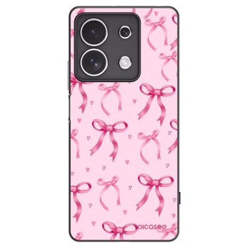 Picasee silikónový čierny obal pre Xiaomi Redmi Note 13 4G - Bow Aesthetic