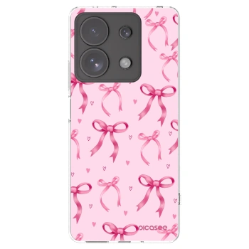 Picasee silikónový prehľadný obal pre Xiaomi Redmi Note 13 Pro 4G - Bow Aesthetic