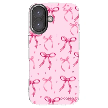 Picasee silikónový prehľadný obal pre Apple iPhone 16 - Bow Aesthetic