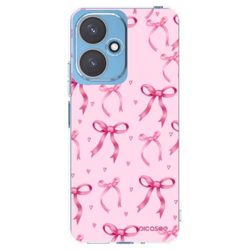 Picasee silikónový prehľadný obal pre Xiaomi Redmi 13C 5G - Bow Aesthetic
