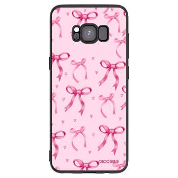 Picasee silikónový čierny obal pre Samsung Galaxy S8 G950F - Bow Aesthetic