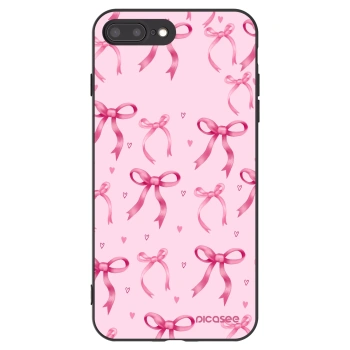 Picasee silikónový čierny obal pre Apple iPhone 7 Plus - Bow Aesthetic