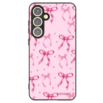 Picasee silikónový čierny obal pre Samsung Galaxy S24 FE S721B - Bow Aesthetic