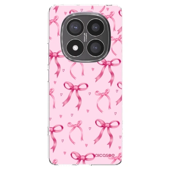 Picasee silikónový prehľadný obal pre Xiaomi Redmi Note 14 Pro+ 5G - Bow Aesthetic
