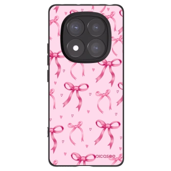 Picasee silikónový čierny obal pre Xiaomi Redmi Note 14 Pro 5G - Bow Aesthetic